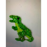 Dinosaur Glitter Bag Charm