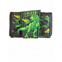 Dinosaur Black Wallet