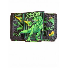 Dinosaur Black Wallet