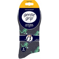 Mens Dinosaur Gentle Grip Socks