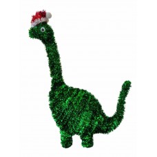 Tinsel Diplodocus Ornament