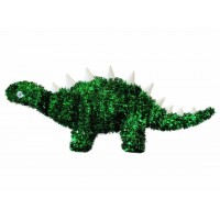 Tinsel Stegosaurus Ornament