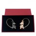 Kissing Dinosaurs Couples Keyring