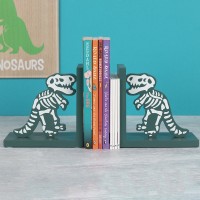 Bones Wooden Book Ends