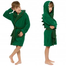 Dinosaur 100% Cotton Towelling Robe 