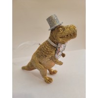 Top Hat T-rex Tree Ornament