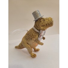 Top Hat T-rex Tree Ornament