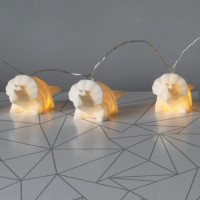 Triceratops Battery String Lights