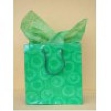Glossy Green Gift Bag - Medium