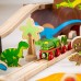 Dinosaur Wooden Train Set Dinosaur Wooden Train Set