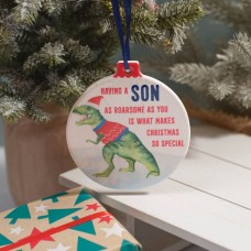 SON Dinosaur Xmas Tree Hanger SON Dinosaur Xmas Tree Hanger