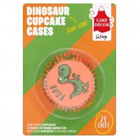 Orange T-rex Cupcake Cases