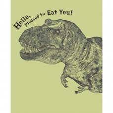 Hello, Pleased to Eat You Greeting Card