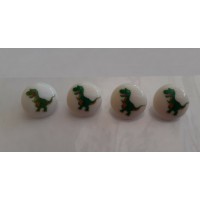 T-rex Dinosaur Buttons 15mm 