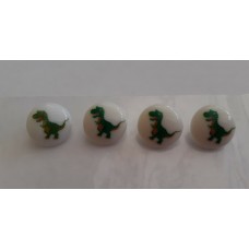 T-rex Dinosaur Buttons 15mm 