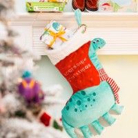 Apatosaurus Christmas Stocking