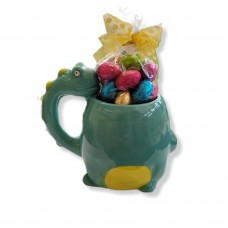 Diplodocus Mug with Chocolate Dinosaur Eggs