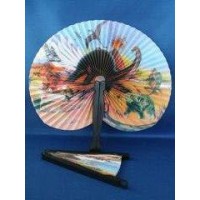 Dinosaur Fold-Away Paper Fan Dinosaur Fold-Away Paper Fan
