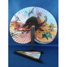 Dinosaur Fold-Away Paper Fan