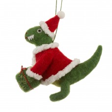 T-rex Felt Christmas Tree Decoration