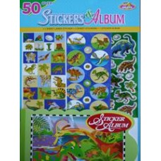 Dinosaur Stickers and Album