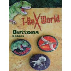 Dinosaur T-rex Badges Pack