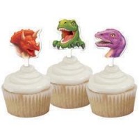 Dinosaur Cupcake Decorations