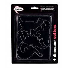 Dinosaur Cookie Cutters - 4 Pieces