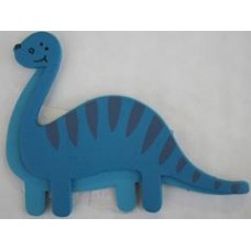 Decorating Plaque - Blue Apatosaurus