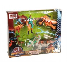 Dinosaur Motorcycle Playset