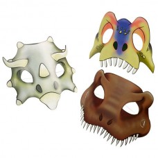Dinosaur Attack Face Masks