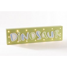 Dinosaur Wooden LED Light Block