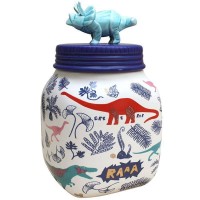 Dinosaur Porcelain Jar