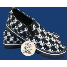 Dino Skull Slip-On Shoes - Size 5 ONLY