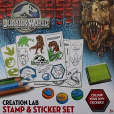 Jurassic World Stamper and Sticker Set