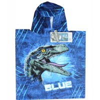Jurassic World Blue Towel Poncho