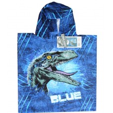 Jurassic World Blue Towel Poncho
