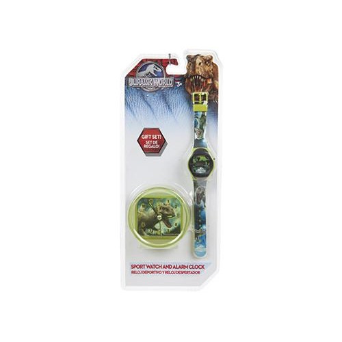 Jurassic World Watch and Alarm Clock Set