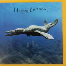 Pliosaurus Birthday Card