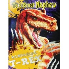T-rex Birthday Card - GREAT NEPHEW
