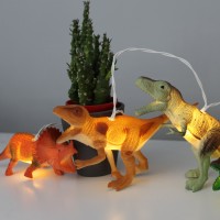 Realistic Dinosaur Battery Lighting String