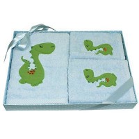 Dinosaur Towel Gift Set - 3 Piece