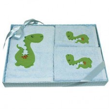 Dinosaur Towel Gift Set - 3 Piece