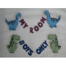 Cute Dinosaur Wall Sign