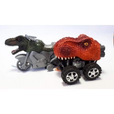 Dinosaur Wild Riders - T-rex Motorbike and Car