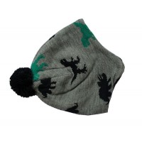 Dinosaur Fleece Bobble Hat