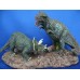 Triceratops & T-rex Desk Ornament