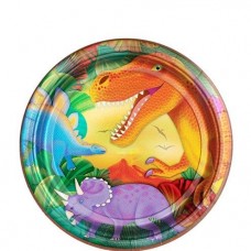 Dinosaur Party Plates  23cm
