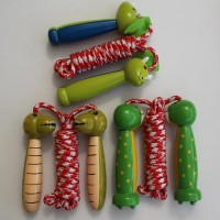 Dinosaur Wooden Skipping Rope