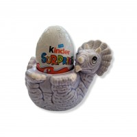 Triceratops Egg Cup with Kinder Egg